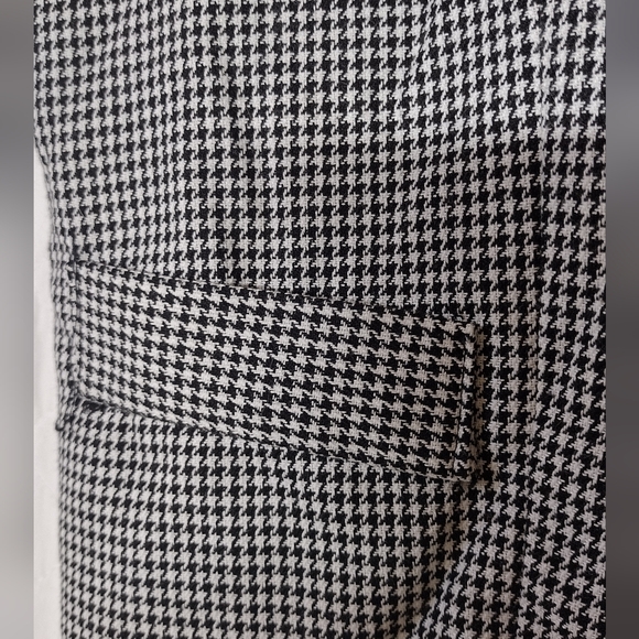 Vintage 1980s Inclinations houndstooth button front vest - Picture 6 of 9